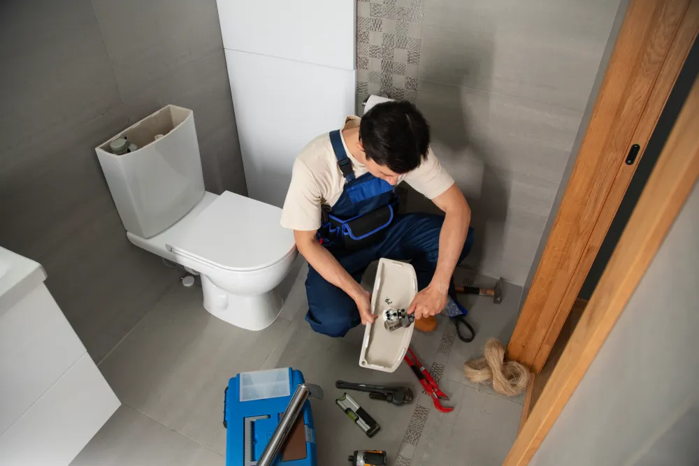 replacing toilet